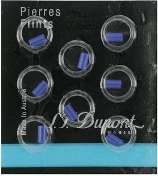 S.T. Dupont Flints 8 stk Blå