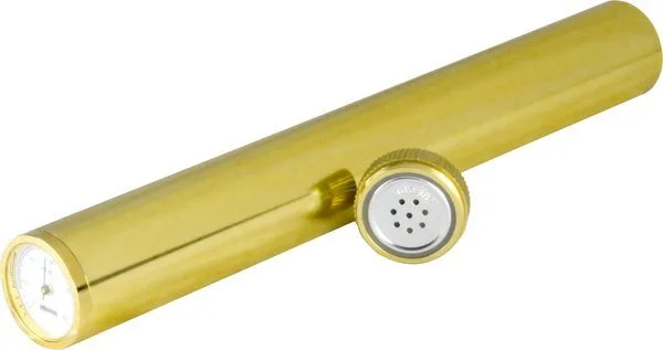 adorini Humidor Rør med Gyldent Hygrometer