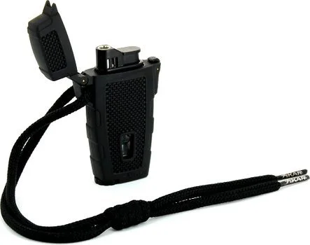 Xikar Stratosphere Stor Højde Turbo Flamme Lighter Sort