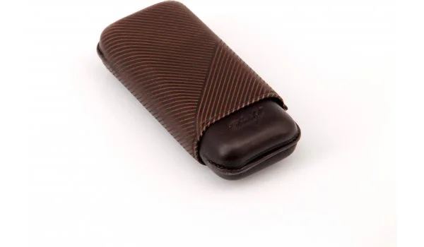Davidoff cigaretui i læder R-2 brun 1