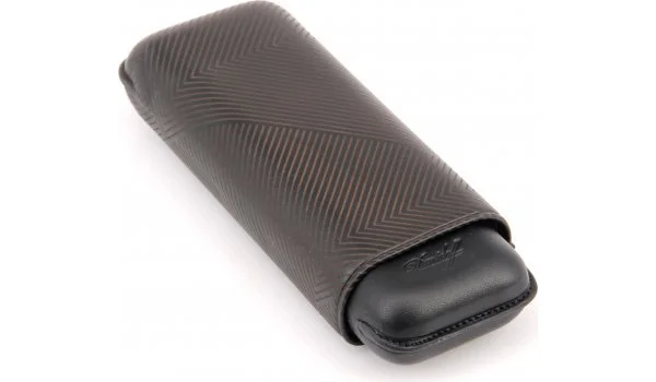 Davidoff cigaretui XL-2 læder sort blad
