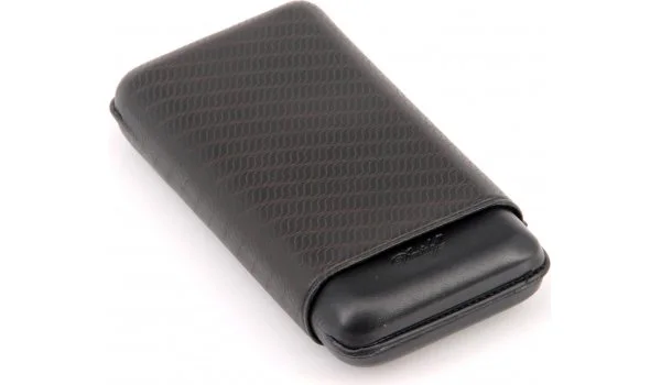 Davidoff cigaretui XL-3 læder sort nyd