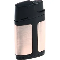Xikar lighter med dobbelt flamme Bronze/Sort