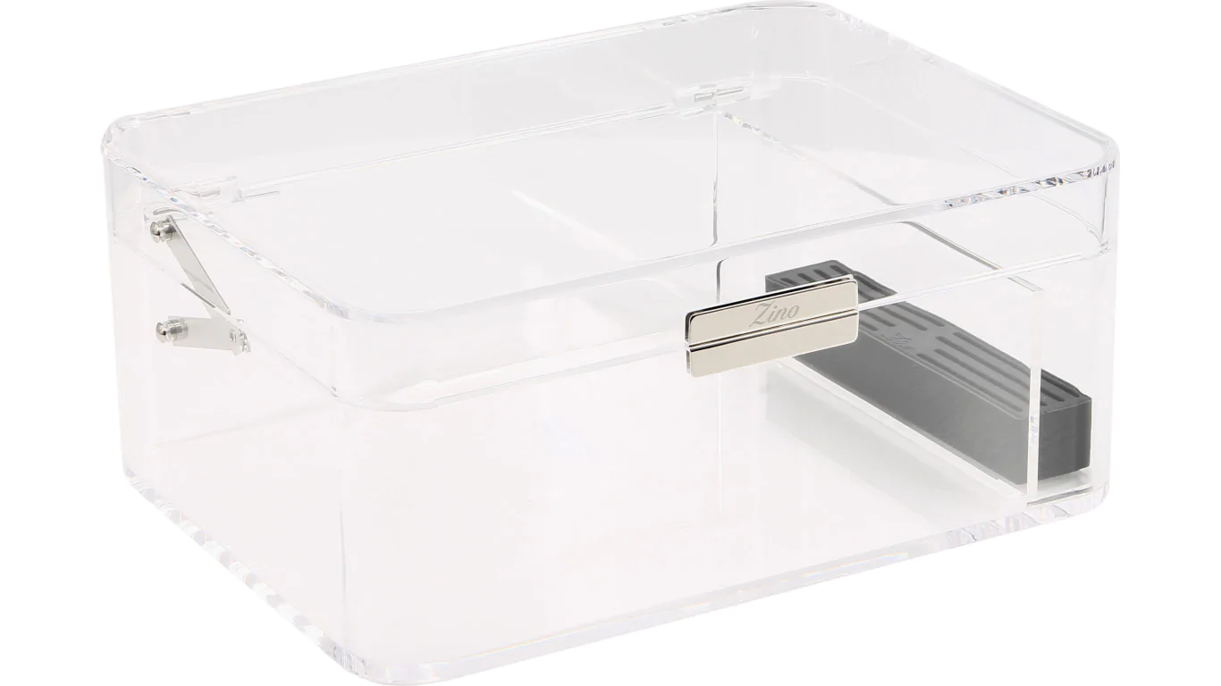 Zino Acrylic Gennemsigtig Humidor Gratis forsendelse