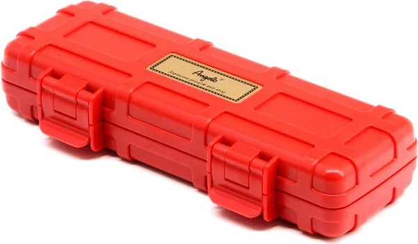 Angelo dobbelt cigaretetui rød