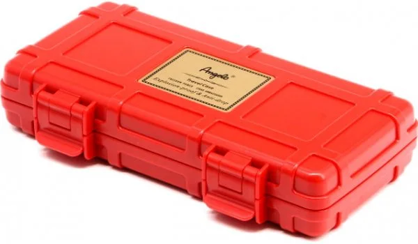 Angelo Triple Cigar Etui Rød
