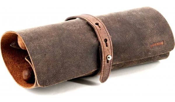 adorini Cigar rulle ægte læder brun