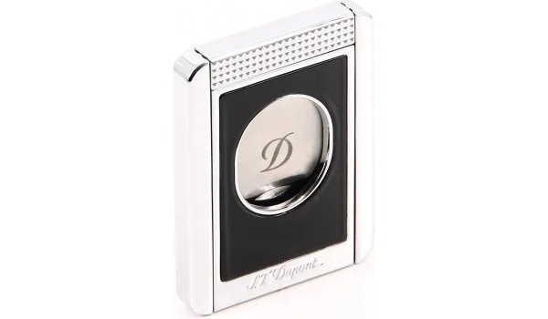 S.T. Dupont dobbeltknivs klipper med cigarstativ Sort & krom