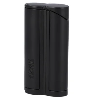 adorini Single Jet Curve Lighter Mat Sort inkl. cigarstik