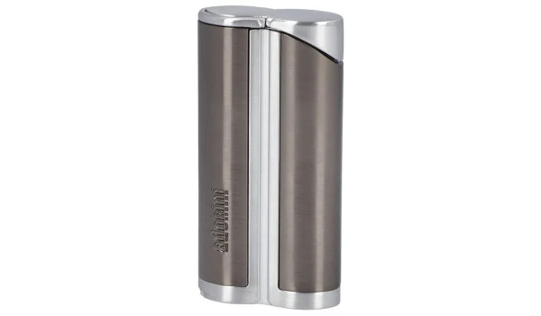 adorini Single Jet Curve Lighter Gunmetal inkl. Cigar Punch