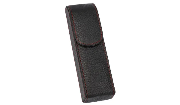 adorini pocket cigaretui 2 cigarer sort med rødt garn