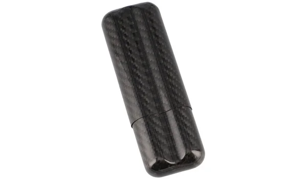 Kulfiber cigar etui til 2 cigarer