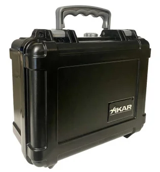Xikar rejse humidor, plastik sort 20 cigarer (225XI)