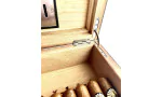 Humidor Bambus Sort Frosted Konvex 80 foto 7