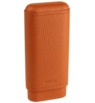 adorini cigaretui i ægte læder 2-3 cigarer Crocus Orange