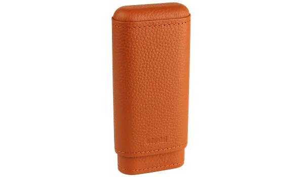 adorini cigaretui i ægte læder 2-3 cigarer Crocus Orange