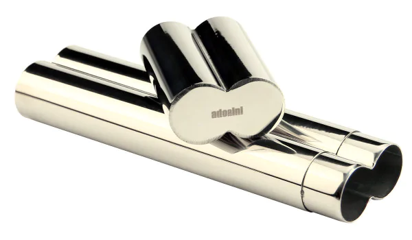 adorini dobbelt cigarholder krom foto 3