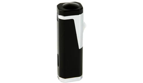Sky Jet Lighter 3-brænder sort med cigarpunch