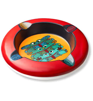 Totem-askebæger Healing Frog