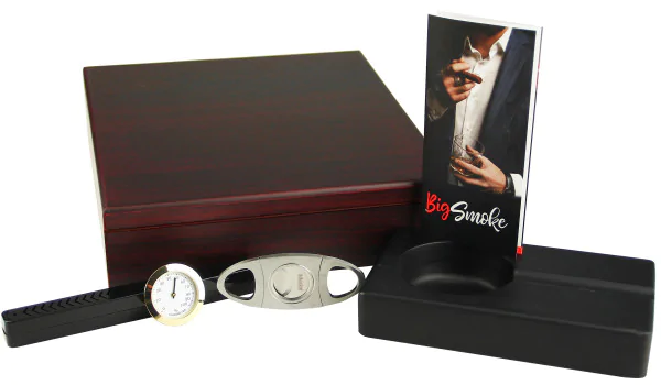 BigSmoke Humidor sæt brun