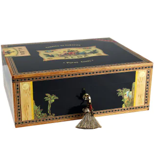 Elie Bleu Flor de Alba Black Sycamore Humidor 75 cigarer foto 11