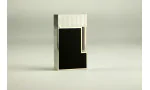 S.T. Dupont Ligne 2 lighter Palladium og mat sort C16602 foto 3