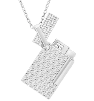 S.T. Dupont halskæde lighter sølv K27066CH