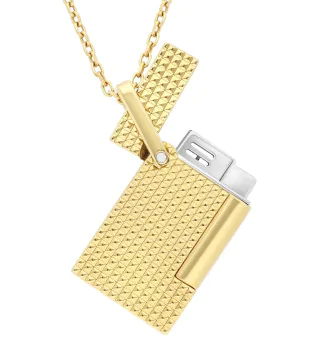 S.T. Dupont halskæde lighter guld K27067CH