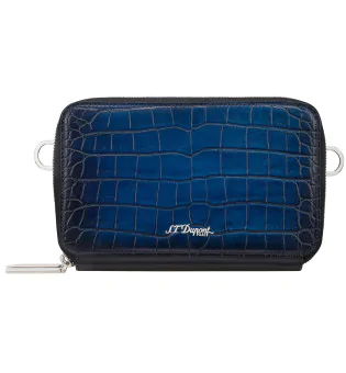 S.T. Dupont Le Grand Atelier Cigar Crossbody Taske Blå 141352