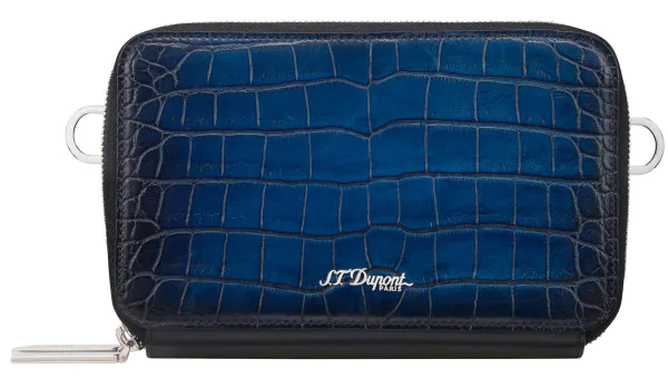 S.T. Dupont Le Grand Atelier Cigar Crossbody Taske Blå 141352
