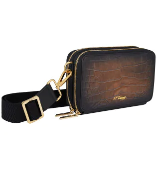 S.T. Dupont Le Grand Atelier Cigar Crossbody Taske Havana 141452