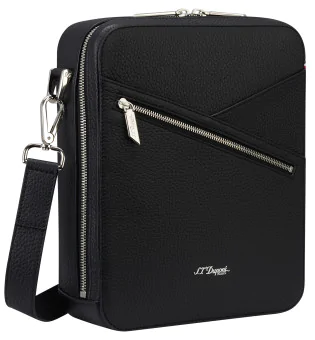 S.T. Dupont Neo Capsule Cigar Crossbody Taske Sort 141003