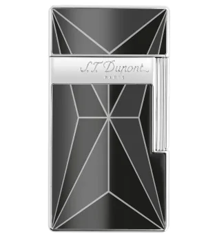 S.T. Dupont Biggy Lighter Fire X Sort Krom 025070