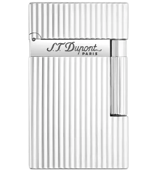 S.T. Dupont Ligne 2 16817 Lighter Rillet Sølv