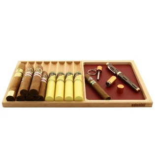 adorini Cigar Servicebakke rødt indlæg