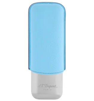 S.T. Dupont Cigaretui for 2 Cigarer Turquoise krom 183264