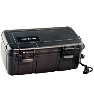 Rejsehumidor for 10 cigarer med fugtersvamp