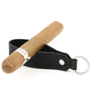 adorini cigar & pibeholder læder nøglering sort begrænset udgave