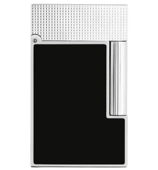 S.T. Dupont Ligne 2 lighter Palladium og mat sort C16602
