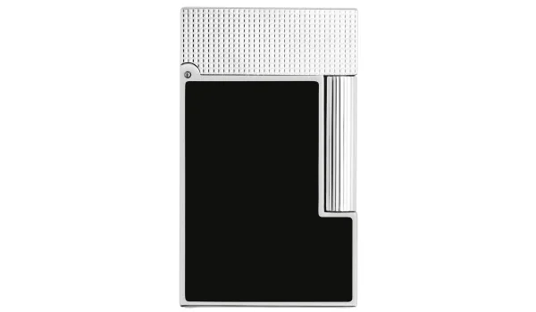 S.T. Dupont Ligne 2 lighter Palladium og mat sort C16602