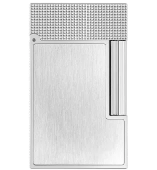 S.T. Dupont Ligne 2 Lighter børstet sølv C16603