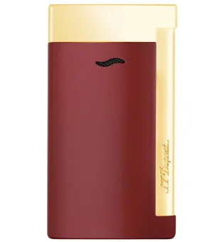 S.T. Dupont slank 7 Lighter Lotus Rød/guld udseende