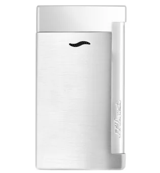 S.T. Dupont Slim 7 Lighter børstet krom grå