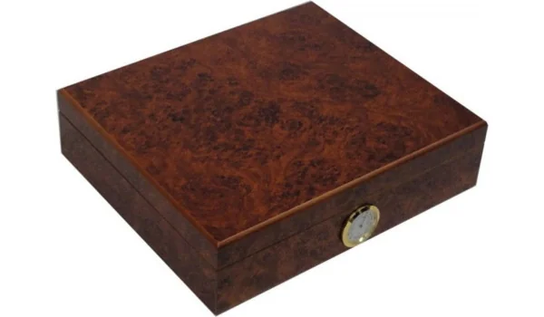 Angelo Humidor Burl Træ Dekor