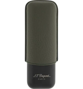 S.T. Dupont Cigaretui til 2 cigarer Khaki Mat Sort 183249