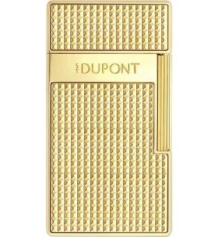 S.T. Dupont Biggy Lighter Diamamthoved Gylden 025209
