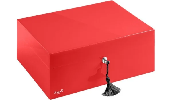 Caseti Humidor Paris rød