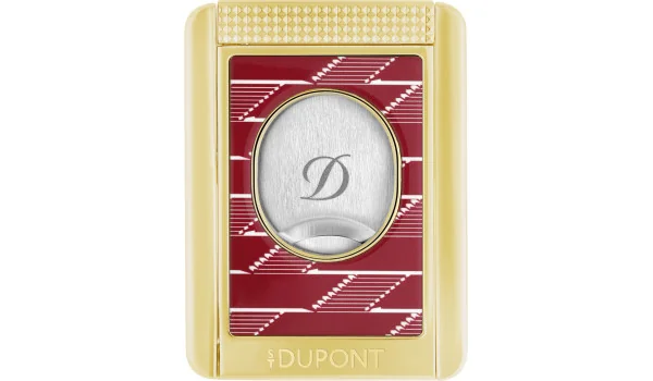S.T. Dupont Klipper og Cigarstativ Monogram 1872 Bordeaux Rød 003478