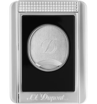 S.T. Dupont dobbeltknivs klipper med cigarstativ Sort & krom