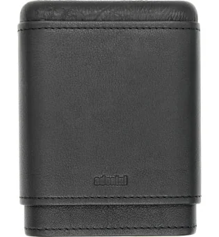 adorini Ægte Læder Etui for 3-5 Cigars Sort